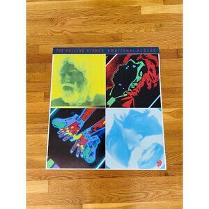 The Rolling Stones Emotional Rescue Double Sided Promo Poster, 1980 24x26.5